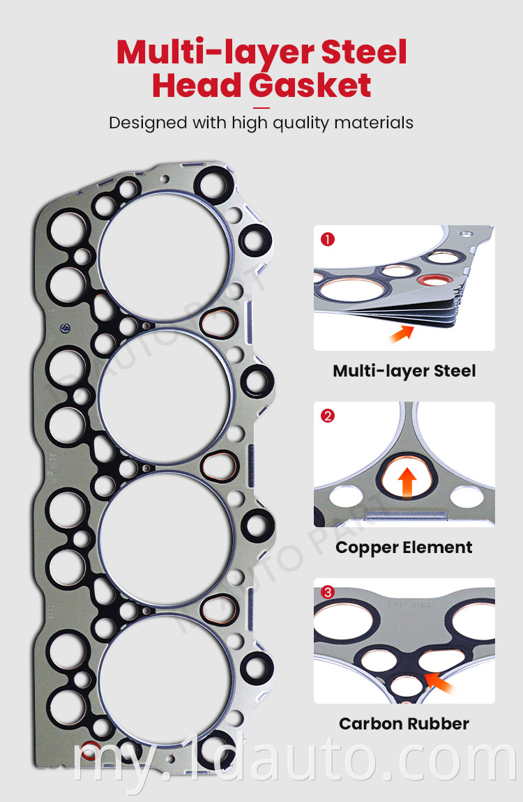 Auto Parts Full Gasket MITSUBISHI 4D35